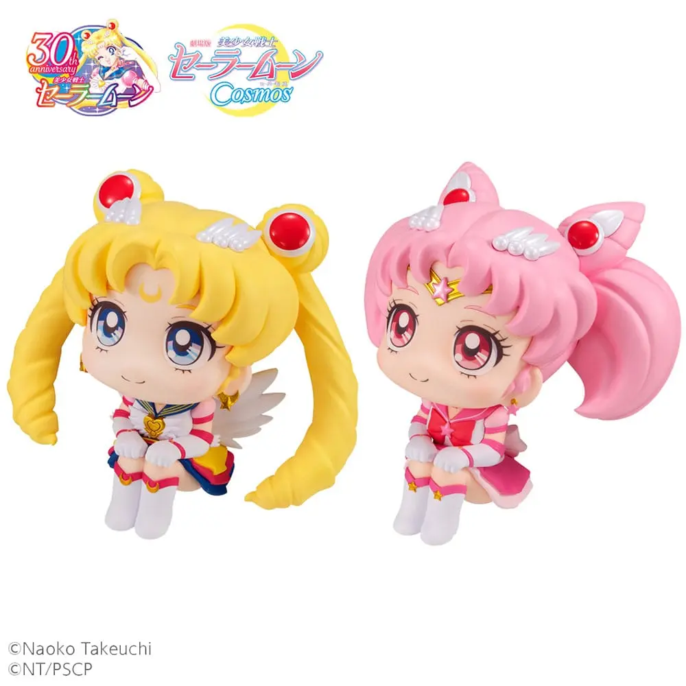 Sailor Moon Cosmos The Movie Look Look Up PVC Kipa Eternal Sailor Moon & Eternal Sailor Chibi Moon LTD Ver. 11 cm fotografija izdelka