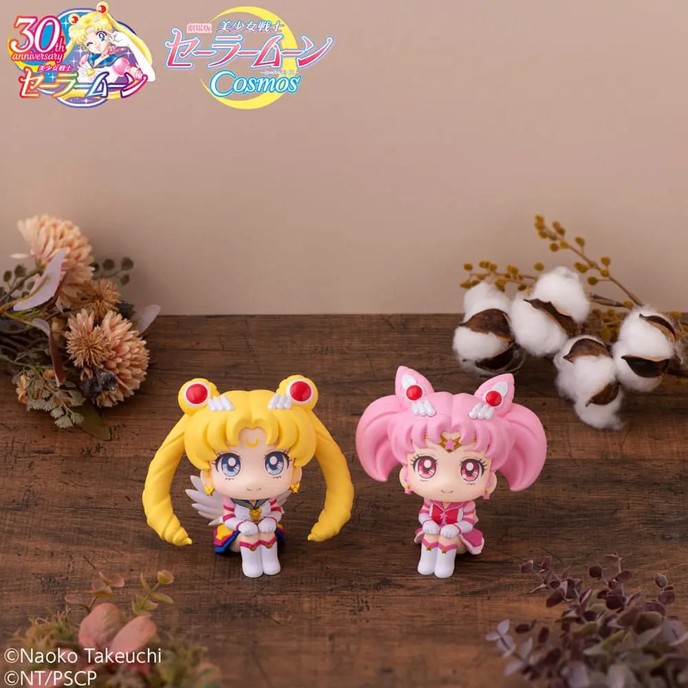 Sailor Moon Cosmos The Movie Look Look Up PVC Kipa Eternal Sailor Moon & Eternal Sailor Chibi Moon LTD Ver. 11 cm fotografija izdelka