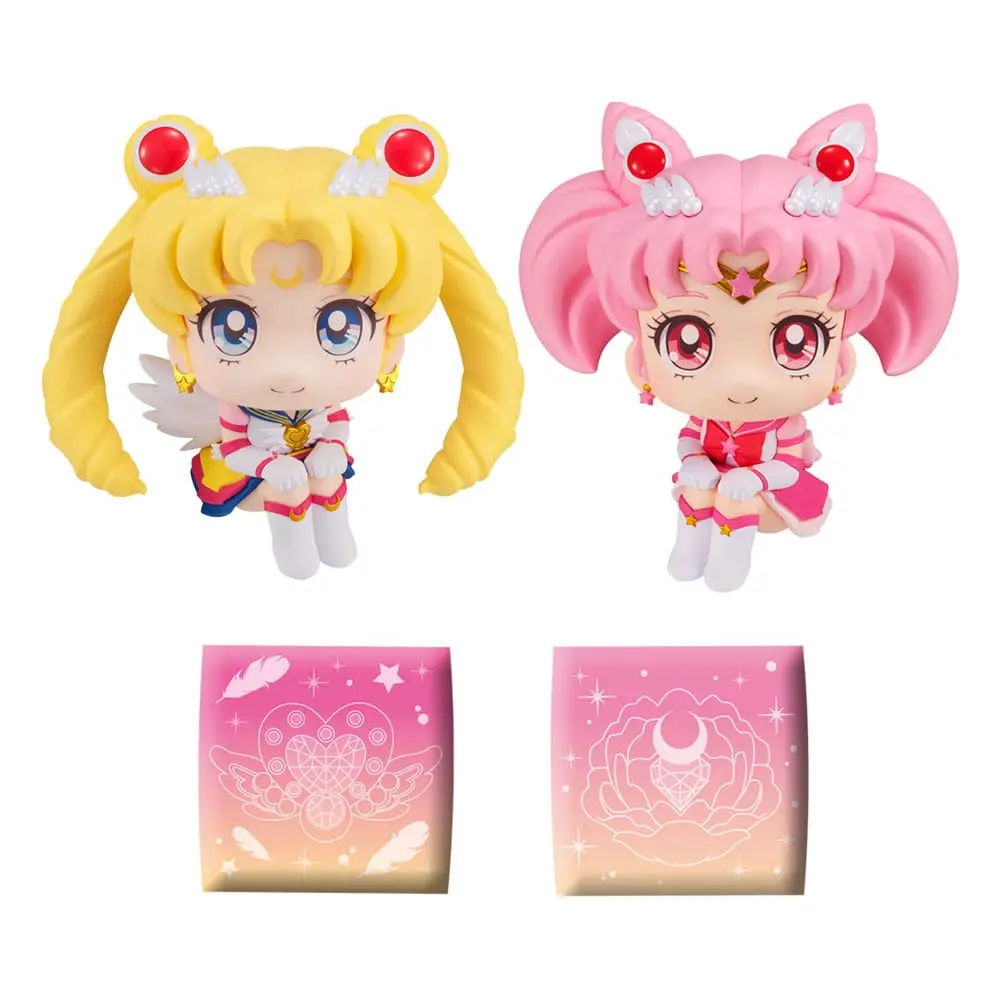 Sailor Moon Cosmos The Movie Look Look Up PVC Kipa Eternal Sailor Moon & Eternal Sailor Chibi Moon LTD Ver. 11 cm fotografija izdelka