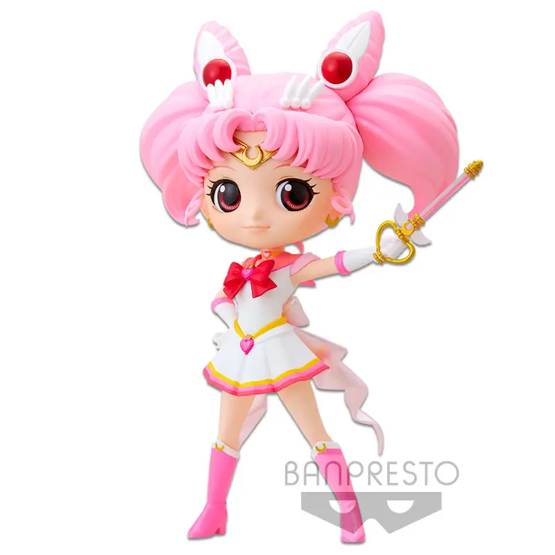 Sailor Moon Eternal The Movie Q Posket Mini Figurica Super Sailor Chibi Moon Kaleidoscope Ver. 14 cm fotografija izdelka
