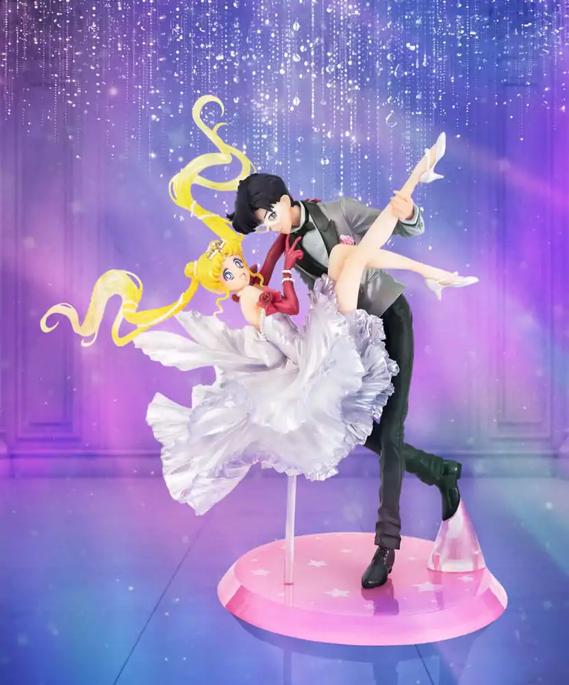 Sailor Moon FiguartsZERO Chouette PVC Kip Usagi & Tuxedo Mask Moonlight Glow Edition 24 cm fotografija izdelka