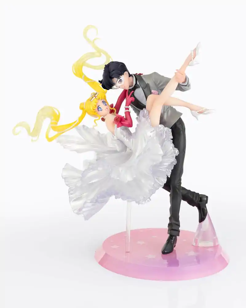 Sailor Moon FiguartsZERO Chouette PVC Kip Usagi & Tuxedo Mask Moonlight Glow Edition 24 cm fotografija izdelka