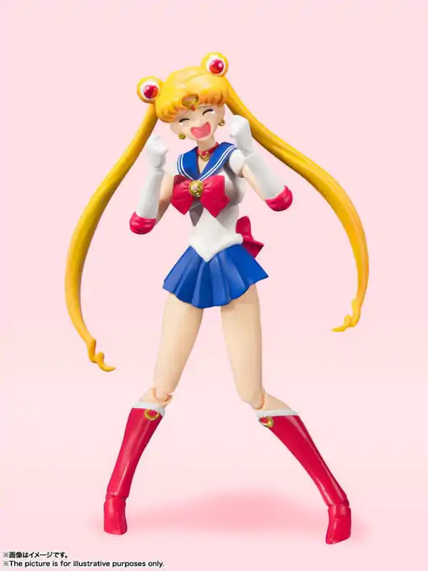 Sailor Moon S.H. Figuarts Akcijska Figura Sailor Moon Animation Color Edition 14 cm fotografija izdelka