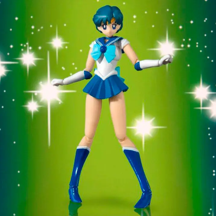 Sailor Moon S.H. Figuarts akcijska figura Sailor Mercury Animation Color Edition 14 cm fotografija izdelka