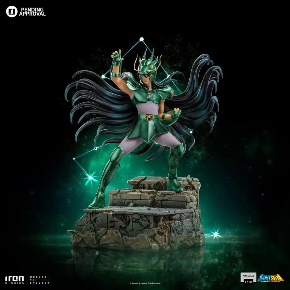 Saint Seiya Art Scale kip 1/10 Dragon Shiryu 24 cm fotografija izdelka