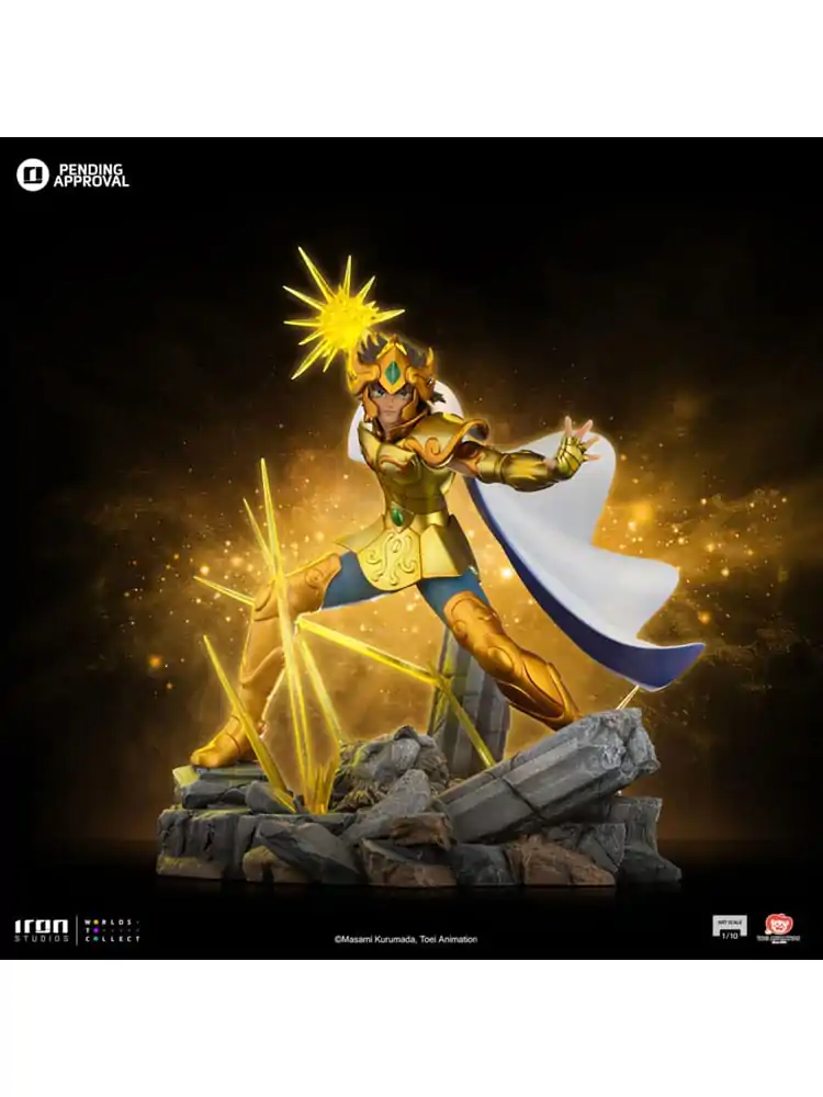 Saint Seiya umetniško merilo kip 1/10 Leo Aiolia 24 cm fotografija izdelka