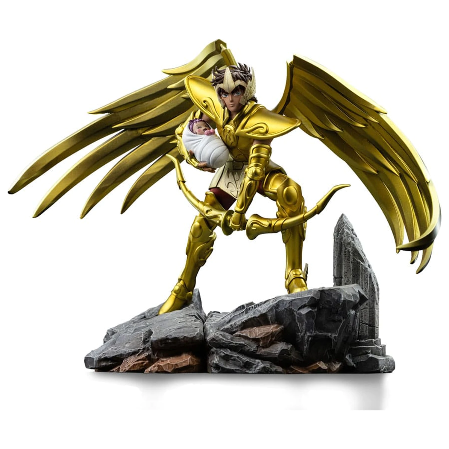 Saint Seiya Art Scale kip 1/10 Sagittarius Aiolos 21 cm fotografija izdelka