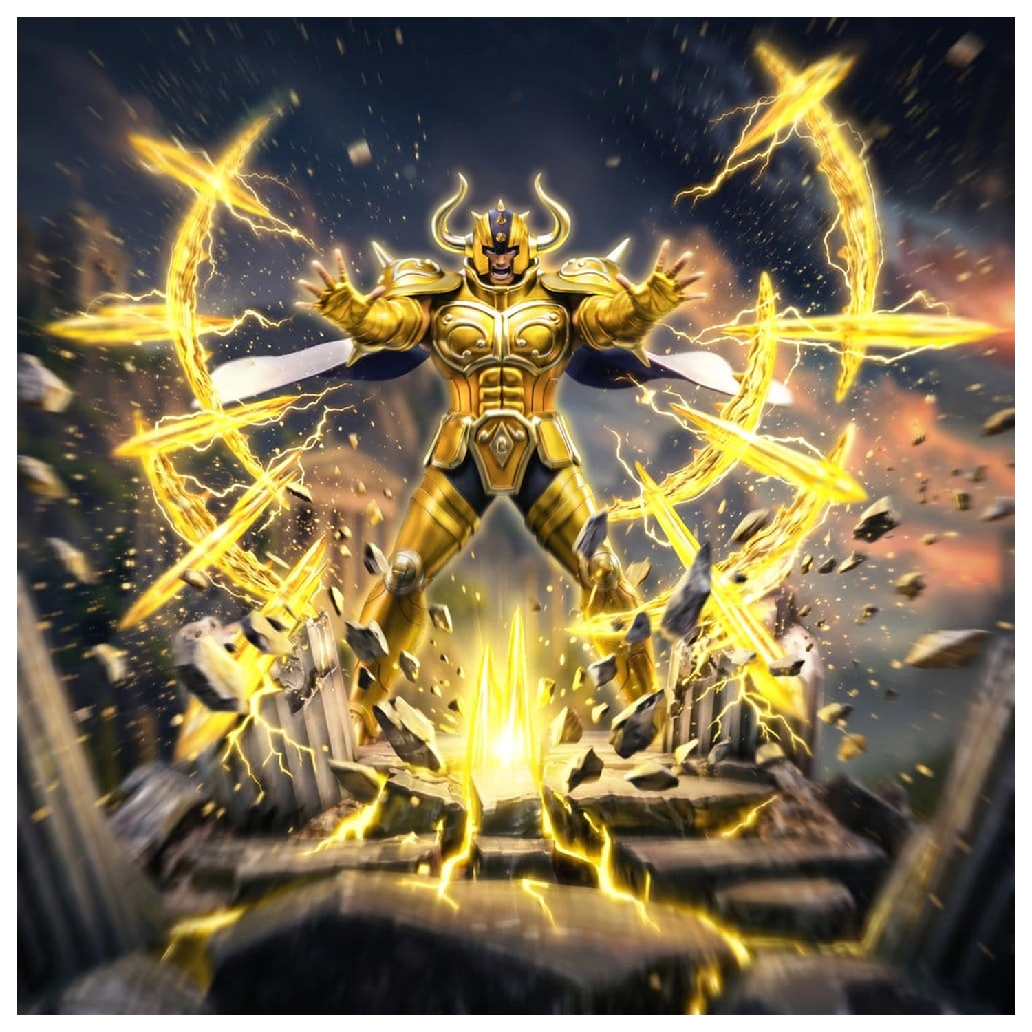 Saint Seiya Art Scale kip 1/10 Taurus Aldebaran 30 cm fotografija izdelka