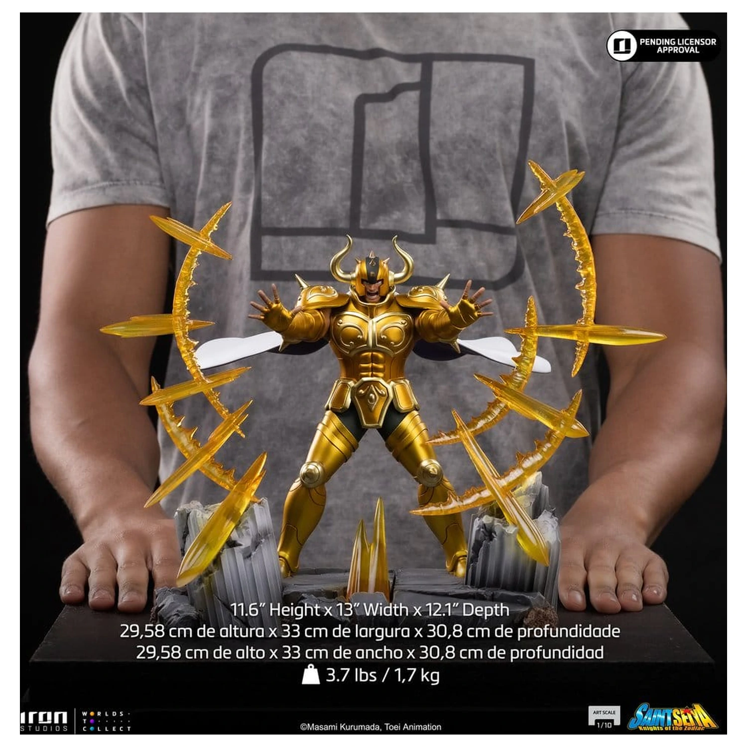 Saint Seiya Art Scale kip 1/10 Taurus Aldebaran 30 cm fotografija izdelka