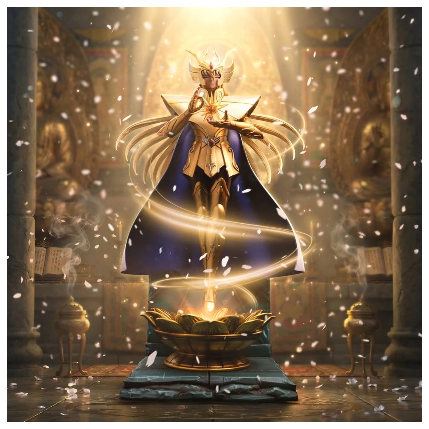 Saint Seiya Art Scale Kip 1/10 Virgo Shaka 28 cm fotografija izdelka