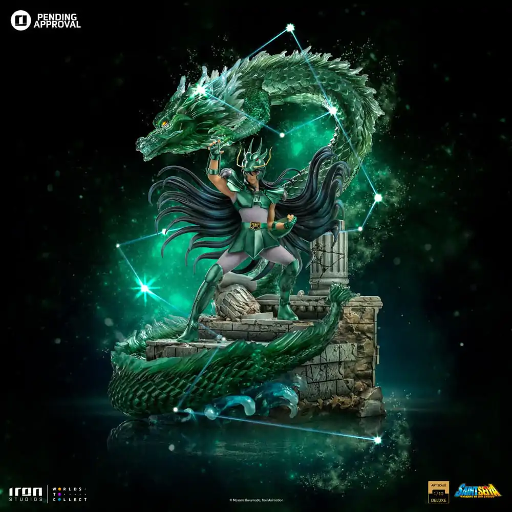 Saint Seiya Deluxe umetniška figura v merilu 1/10 Dragon Shiryu 38 cm fotografija izdelka