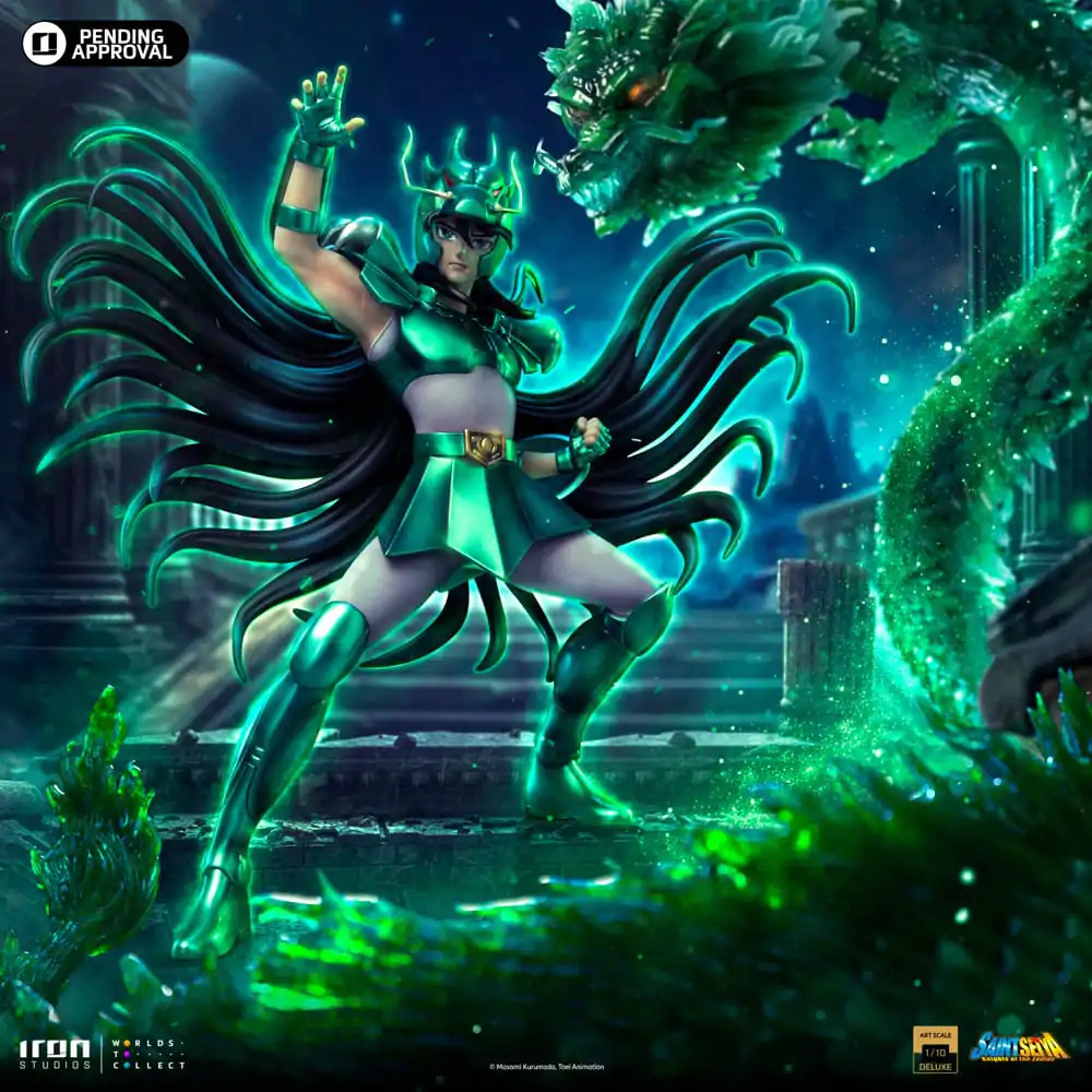 Saint Seiya Deluxe umetniška figura v merilu 1/10 Dragon Shiryu 38 cm fotografija izdelka