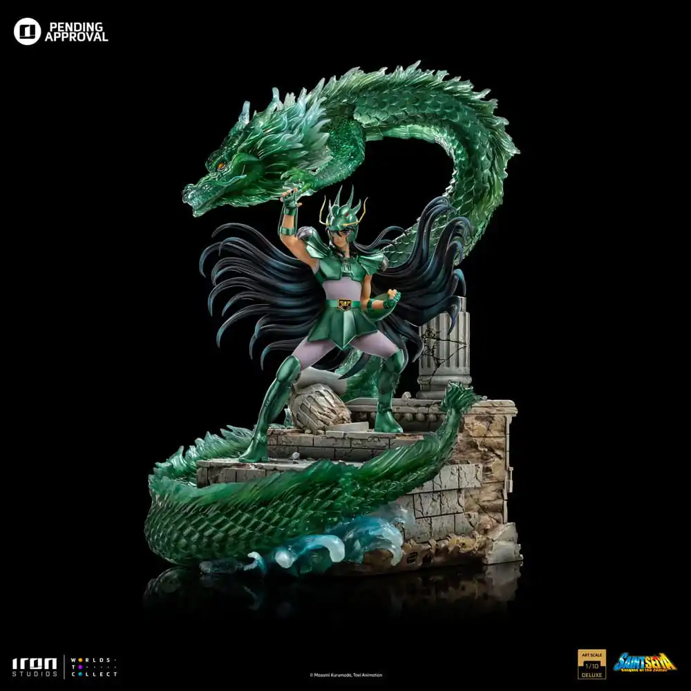 Saint Seiya Deluxe umetniška figura v merilu 1/10 Dragon Shiryu 38 cm fotografija izdelka