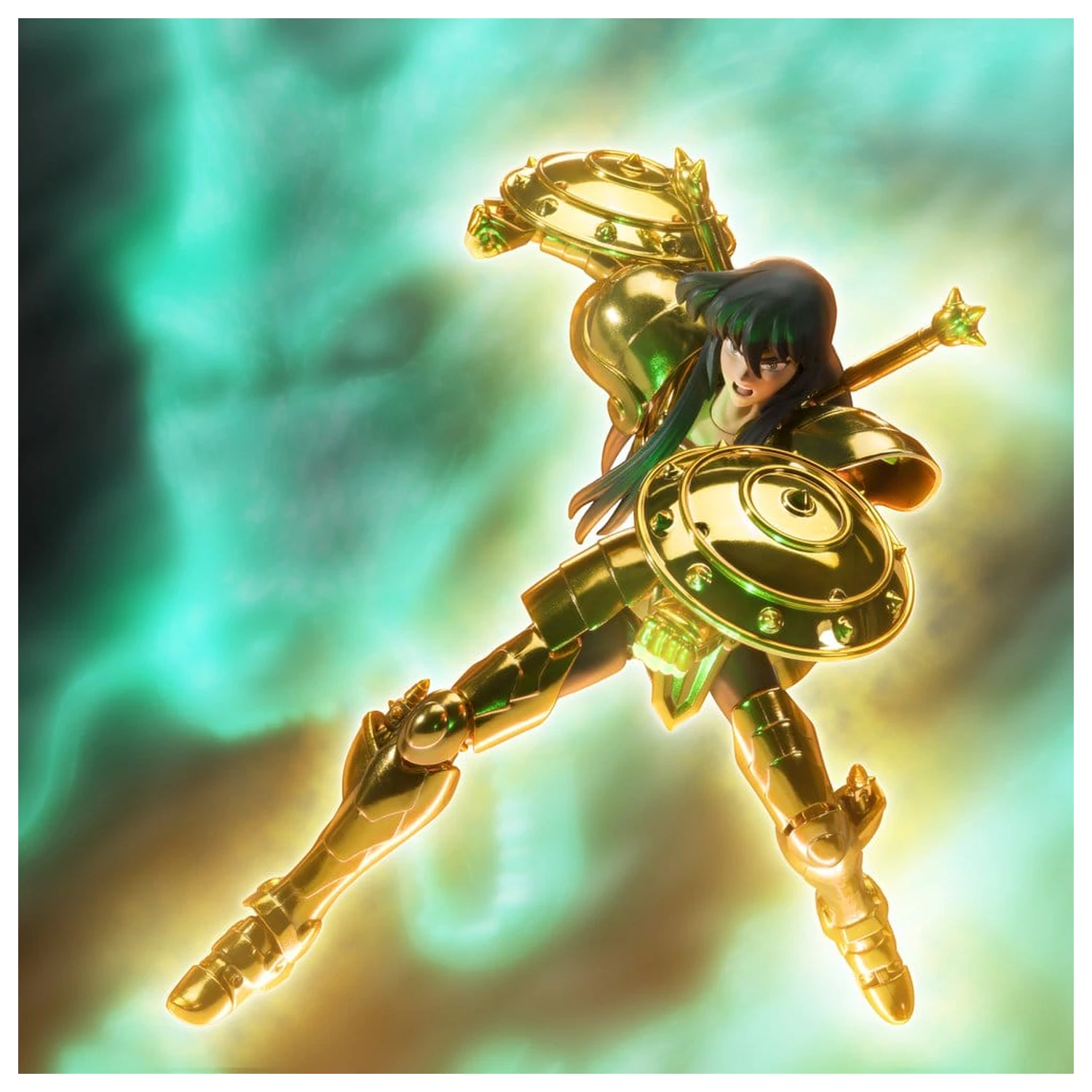 Saint Seiya Saint Cloth Myth EX Akcijska figura Libra Shiryu - Dedic zlatega oklepa 18 cm fotografija izdelka