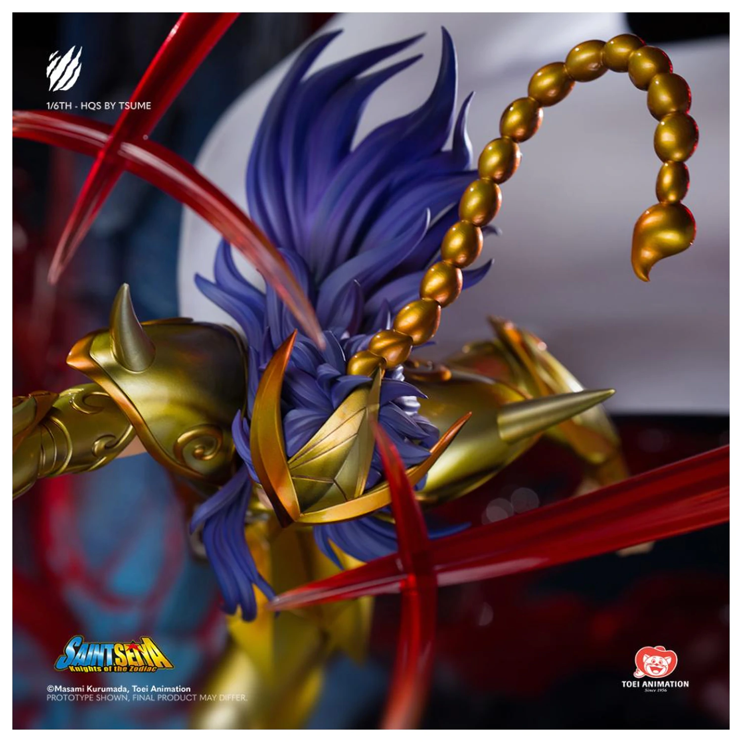 Kip Saint Seiya Scorpio Milo HQS 1/6 Tsume 62 cm fotografija izdelka