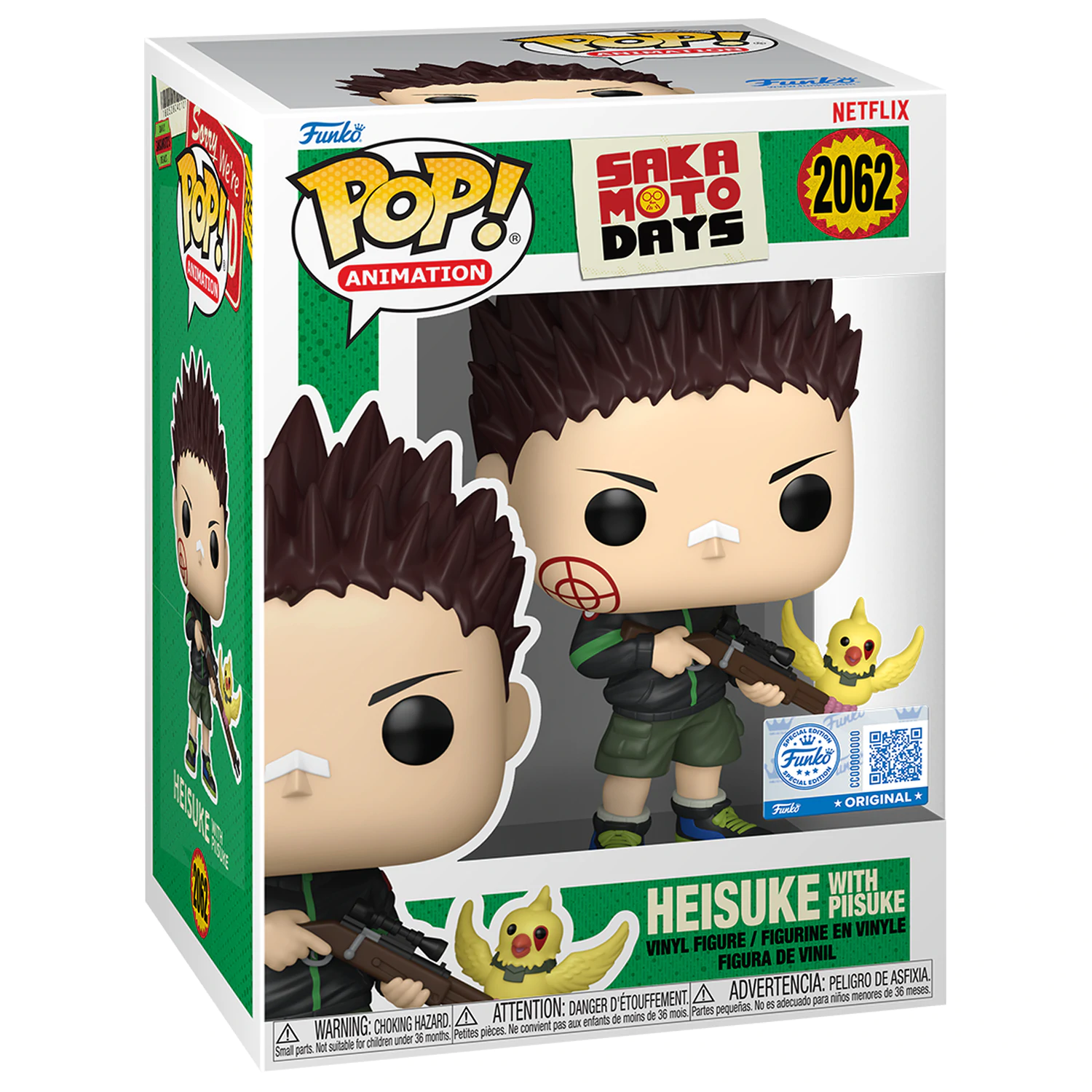 Sakamoto Days Funko POP! Animation vinilna figura Heisuke & Piisuke Exclusive Edition 9 cm fotografija izdelka