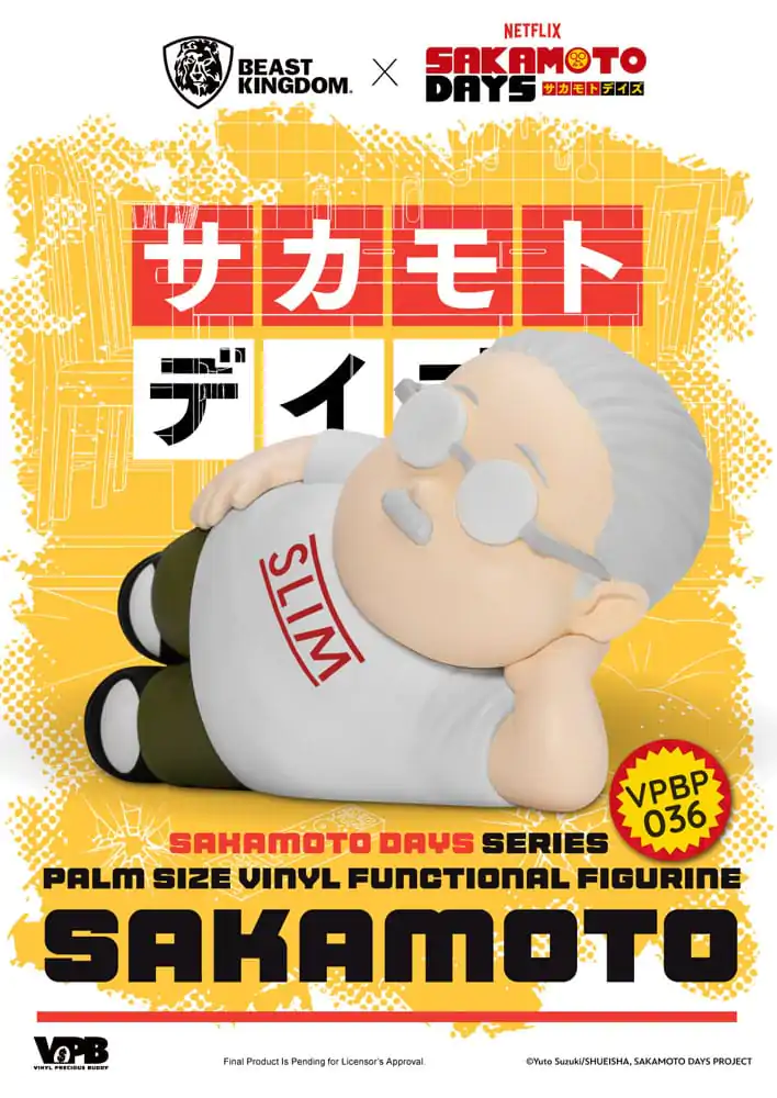 Sakamoto Days hranilnik Piggy Vinyl Bank Taro Sakamoto 14 cm fotografija izdelka
