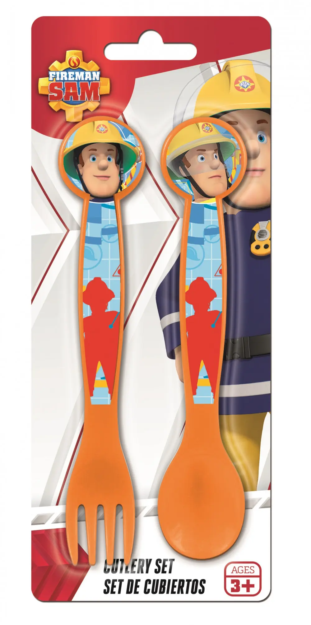 Fireman Sam Set jedilnega pribora - 2 kosa fotografija izdelka