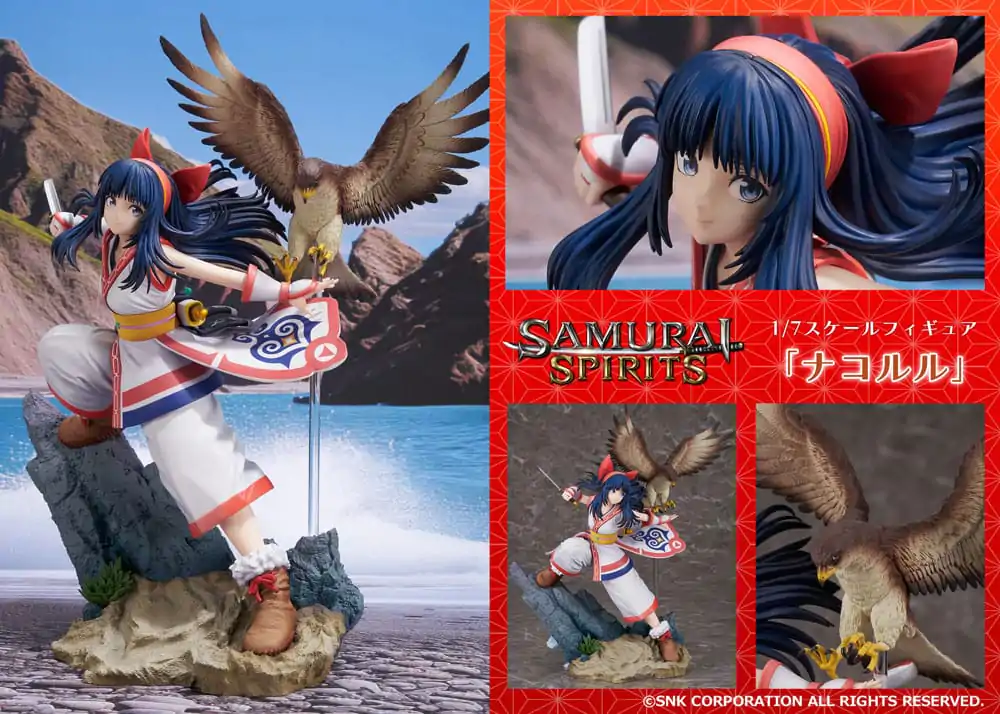 Samurai Spirits PVC Kip 1/7 Nakoruru 30 cm fotografija izdelka