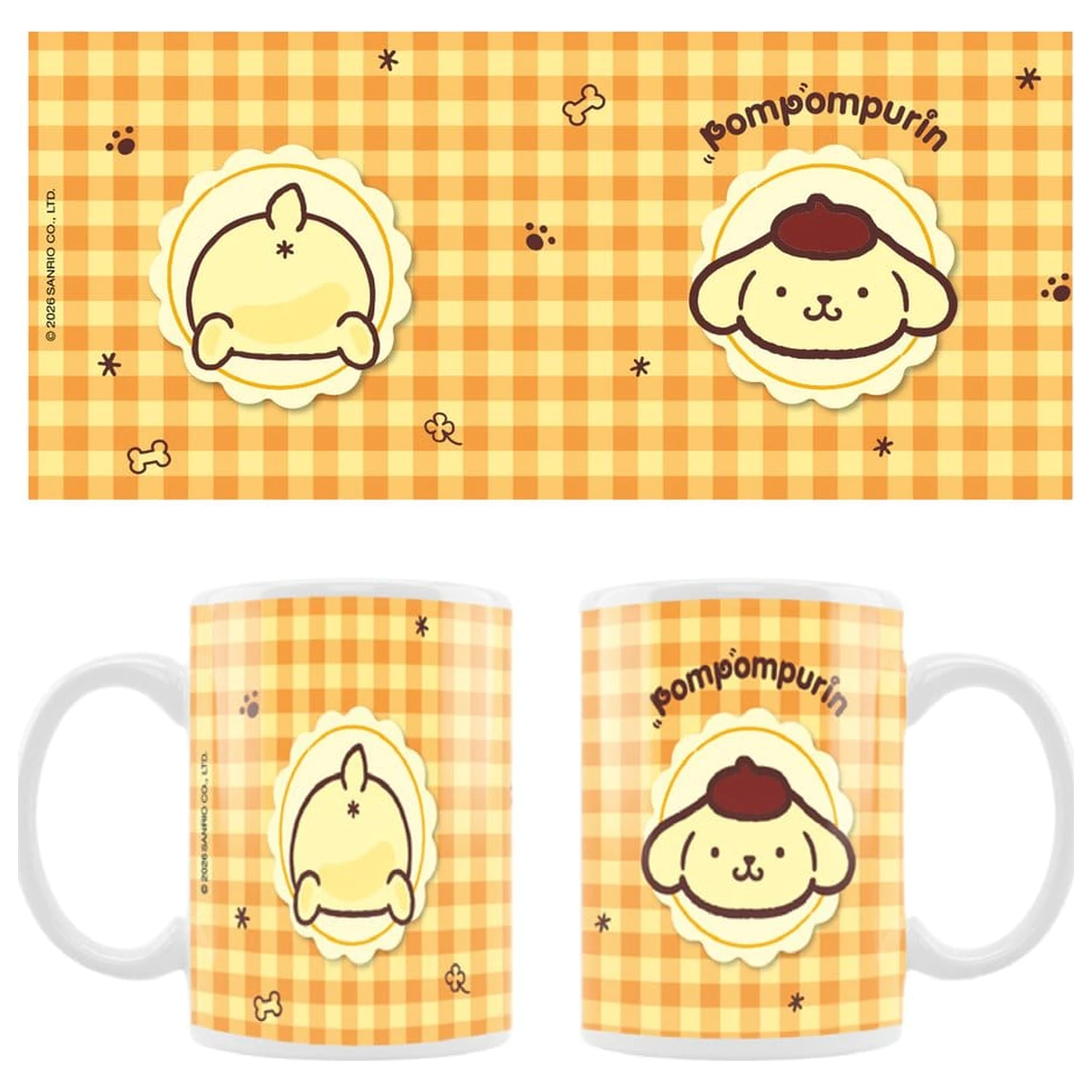 Sanrio Skodelica Pompompurin Squishy Cute Purin 01 fotografija izdelka