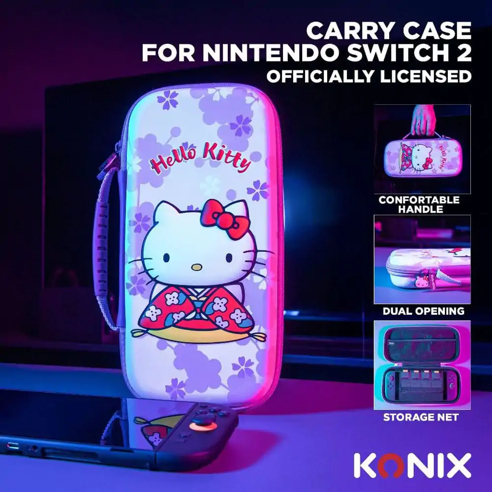 Sanrio Carry torba Switch 2 Hello Kitty 3D fotografija izdelka
