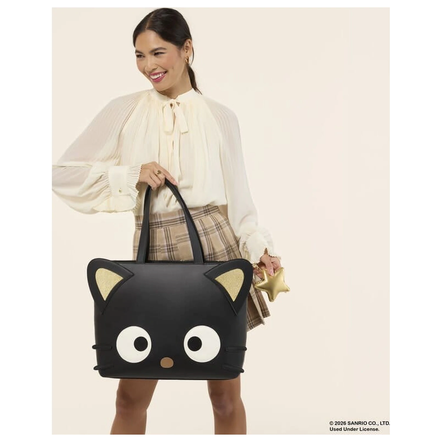 Sanrio Chococat Stars Torba za čez ramo s kovinsko torbico fotografija izdelka