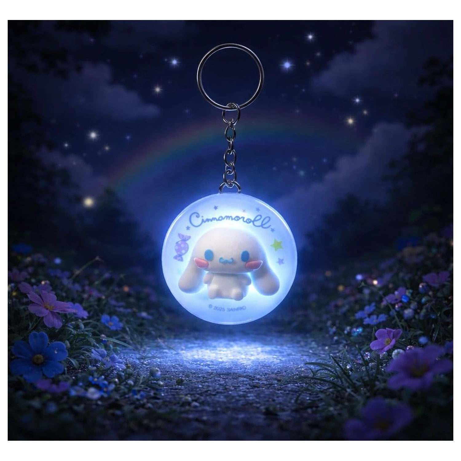 Sanrio svetleč obesek za ključe Cinnamoroll fotografija izdelka