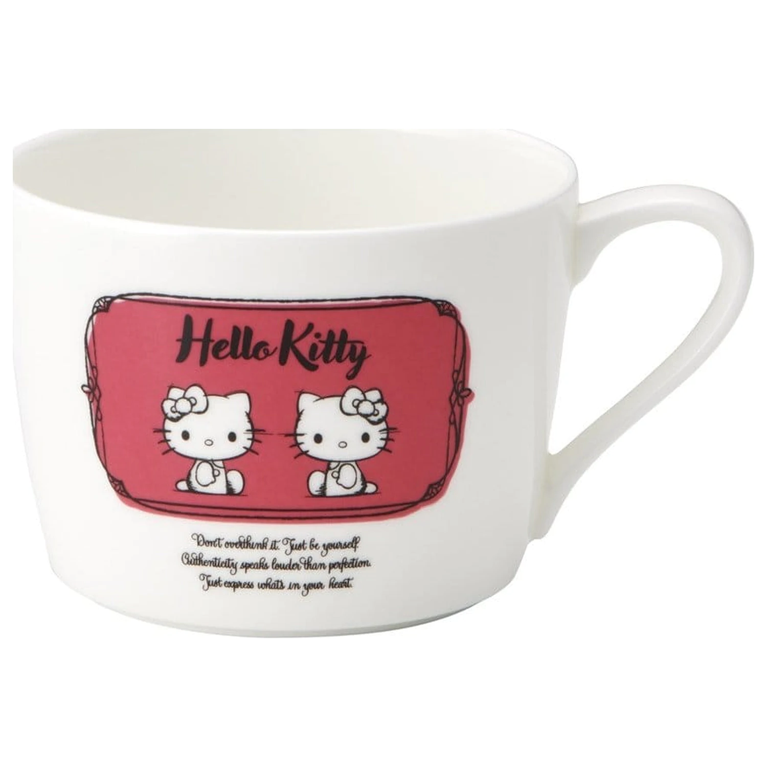 Sanrio Mug Hello Kitty China etched fotografija izdelka