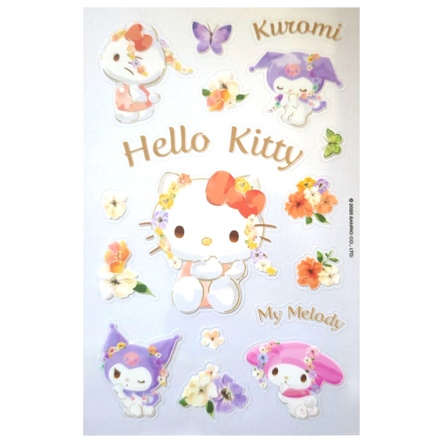 Sanrio komplet nalepk Hello Kitty & Friends Pastel Vivid fotografija izdelka