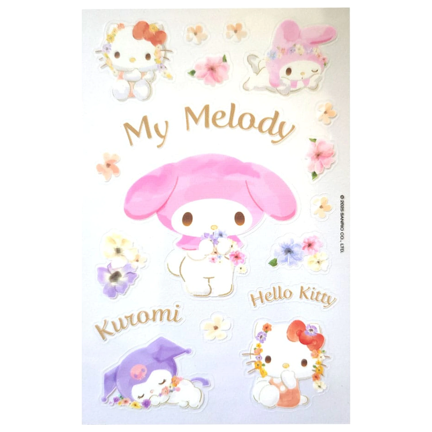 Sanrio komplet nalepk Hello Kitty & Friends Pastel Vivid fotografija izdelka