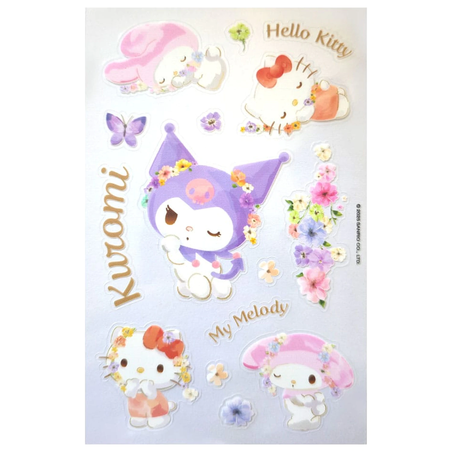 Sanrio komplet nalepk Hello Kitty & Friends Pastel Vivid fotografija izdelka