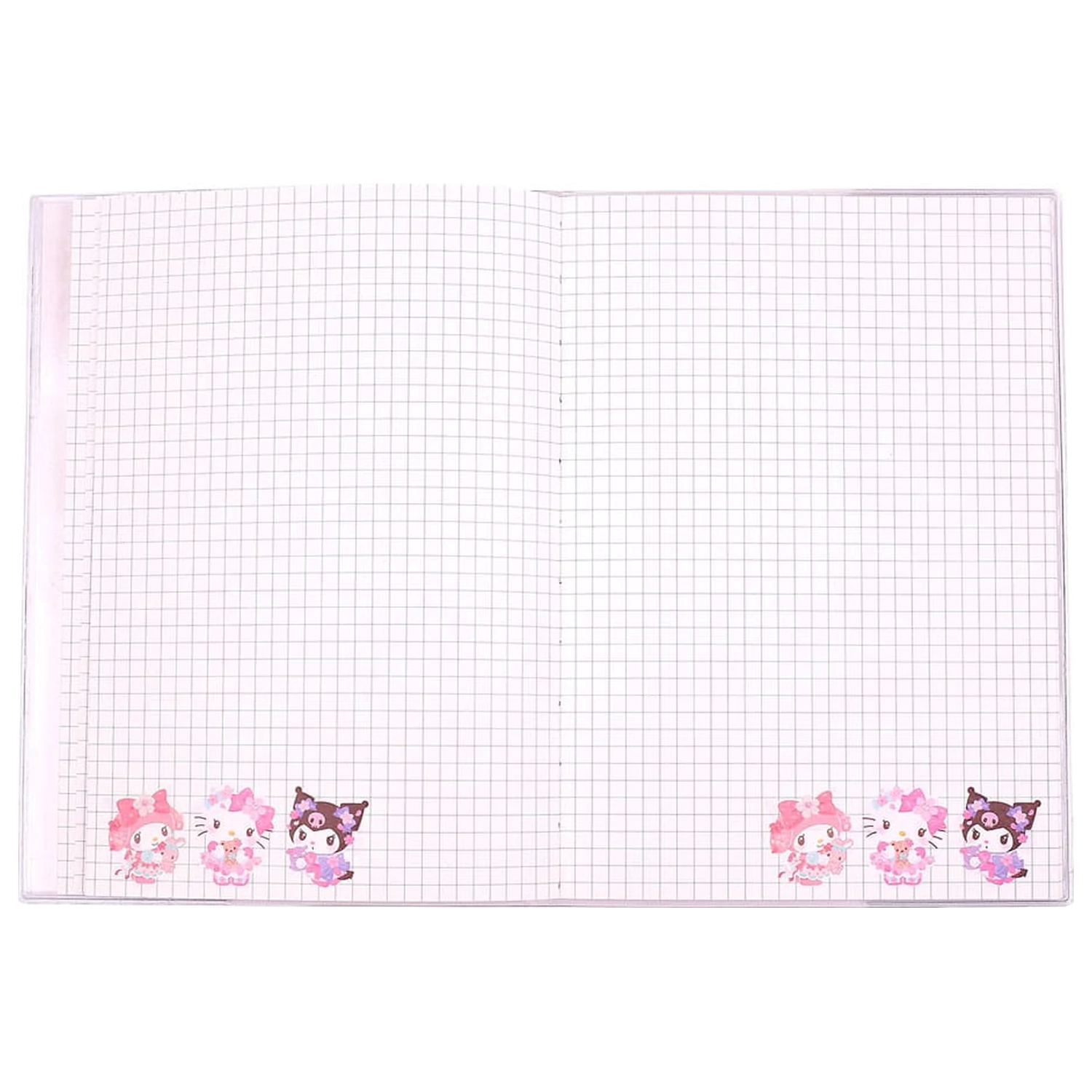 Sanrio zvezek Hello Kitty & Friends Sakura Series Holographic Checkered fotografija izdelka