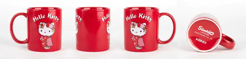 Sanrio termo občutljiv lonček Hello Kitty Kimono 320 ml fotografija izdelka