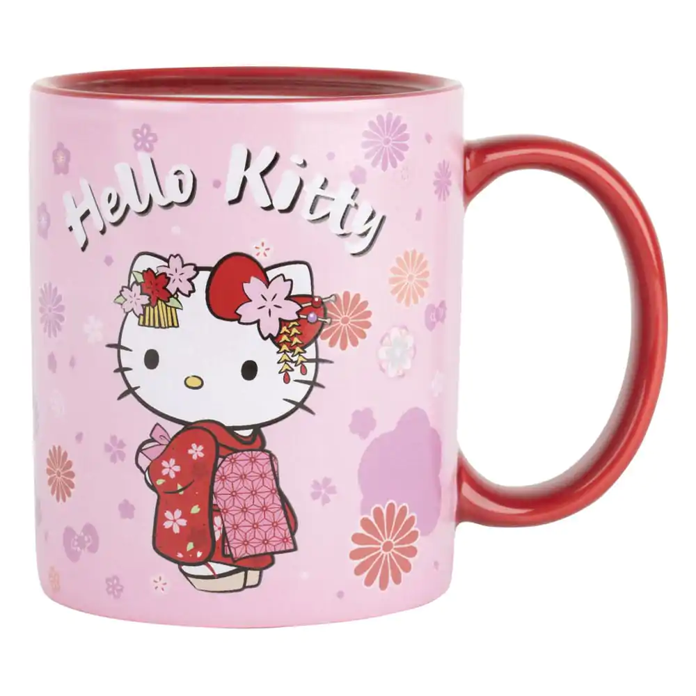 Sanrio termo občutljiv lonček Hello Kitty Kimono 320 ml fotografija izdelka