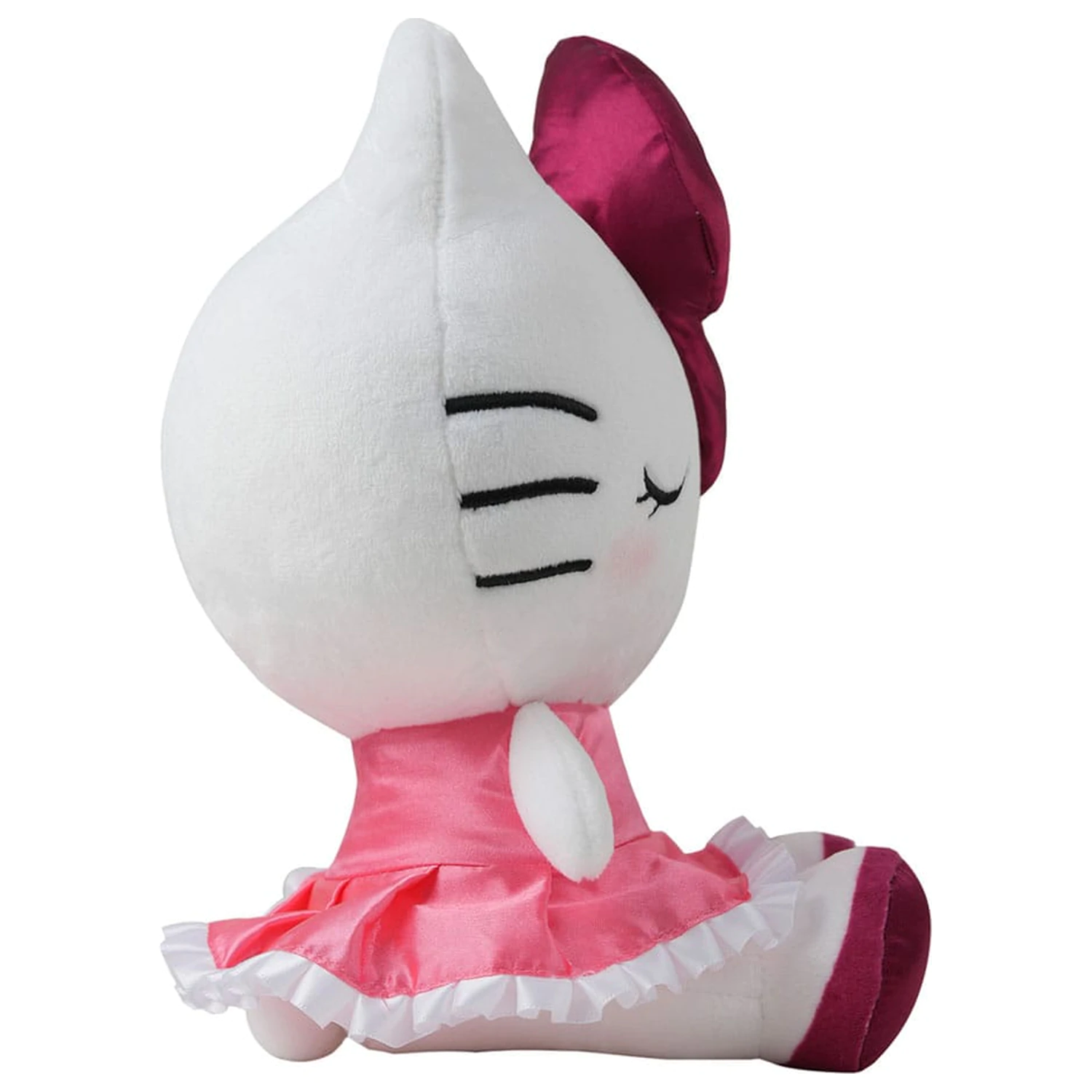 Sanrio Plush figura Hello Kitty Rdeča žametna obleka 17 cm fotografija izdelka
