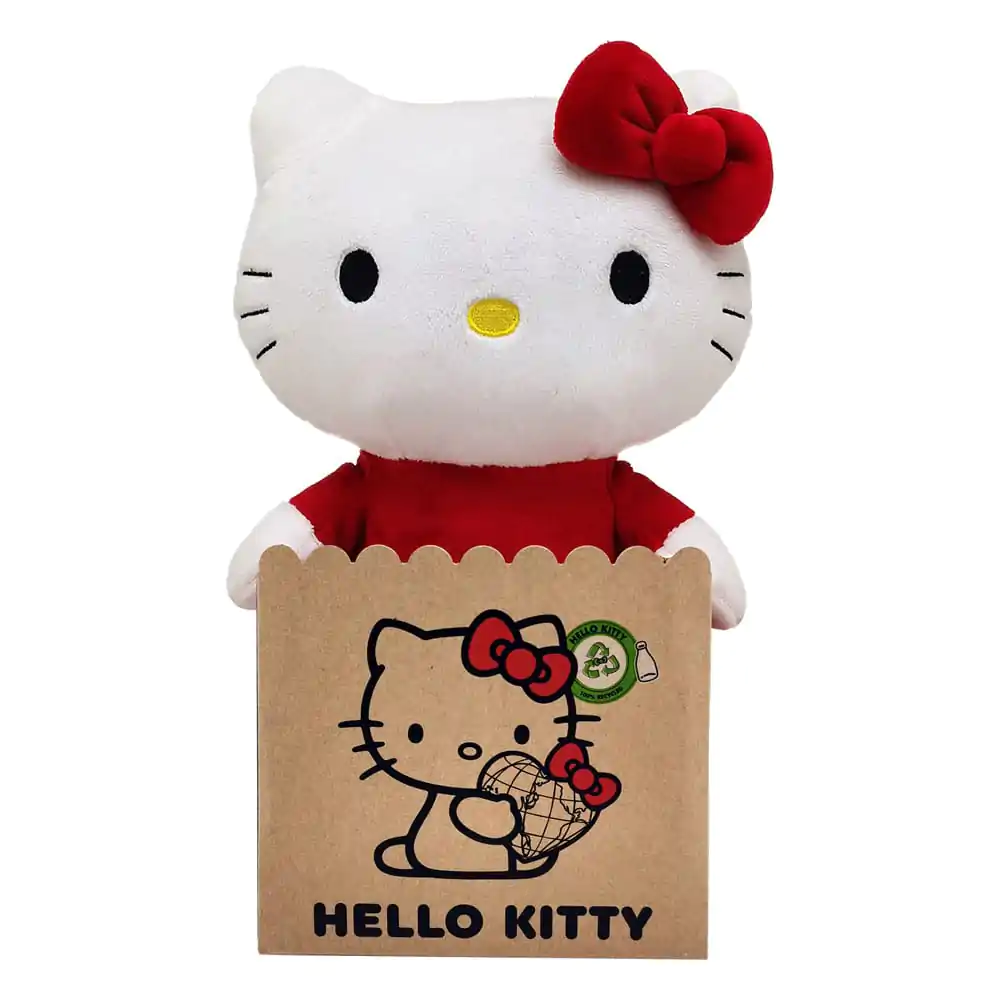 Sanrio Plišasta figura Hello Kitty z rdečo obleko 24 cm fotografija izdelka