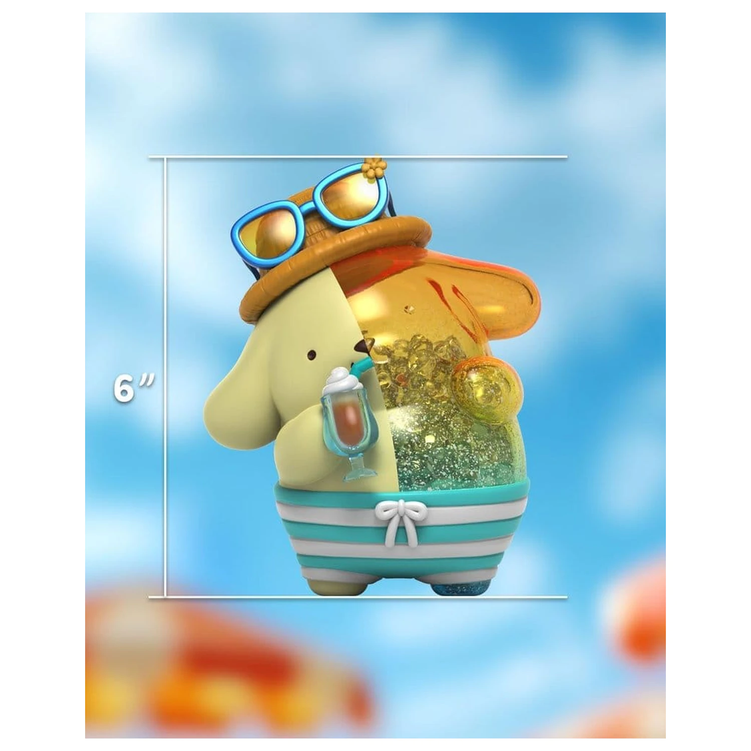 Sanrio Kandy Pompompurin Sea Breeze Series 15 cm fotografija izdelka