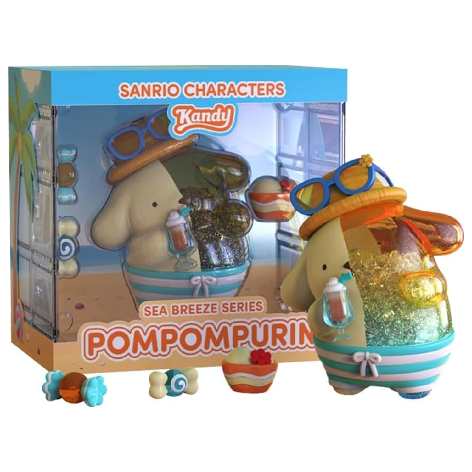 Sanrio Kandy Pompompurin Sea Breeze Series 15 cm fotografija izdelka