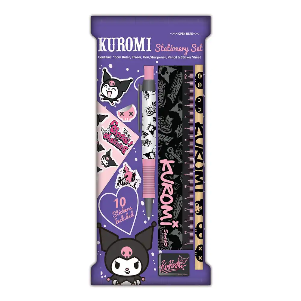 Sanrio 6-paket kompletov pisalnih potrebščin Kuromi fotografija izdelka