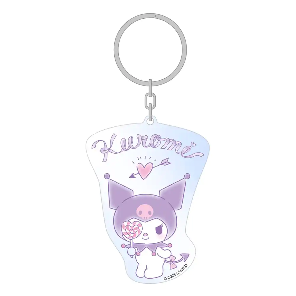 Sanrio Akrilni obesek za ključe Kuromi 6 cm fotografija izdelka