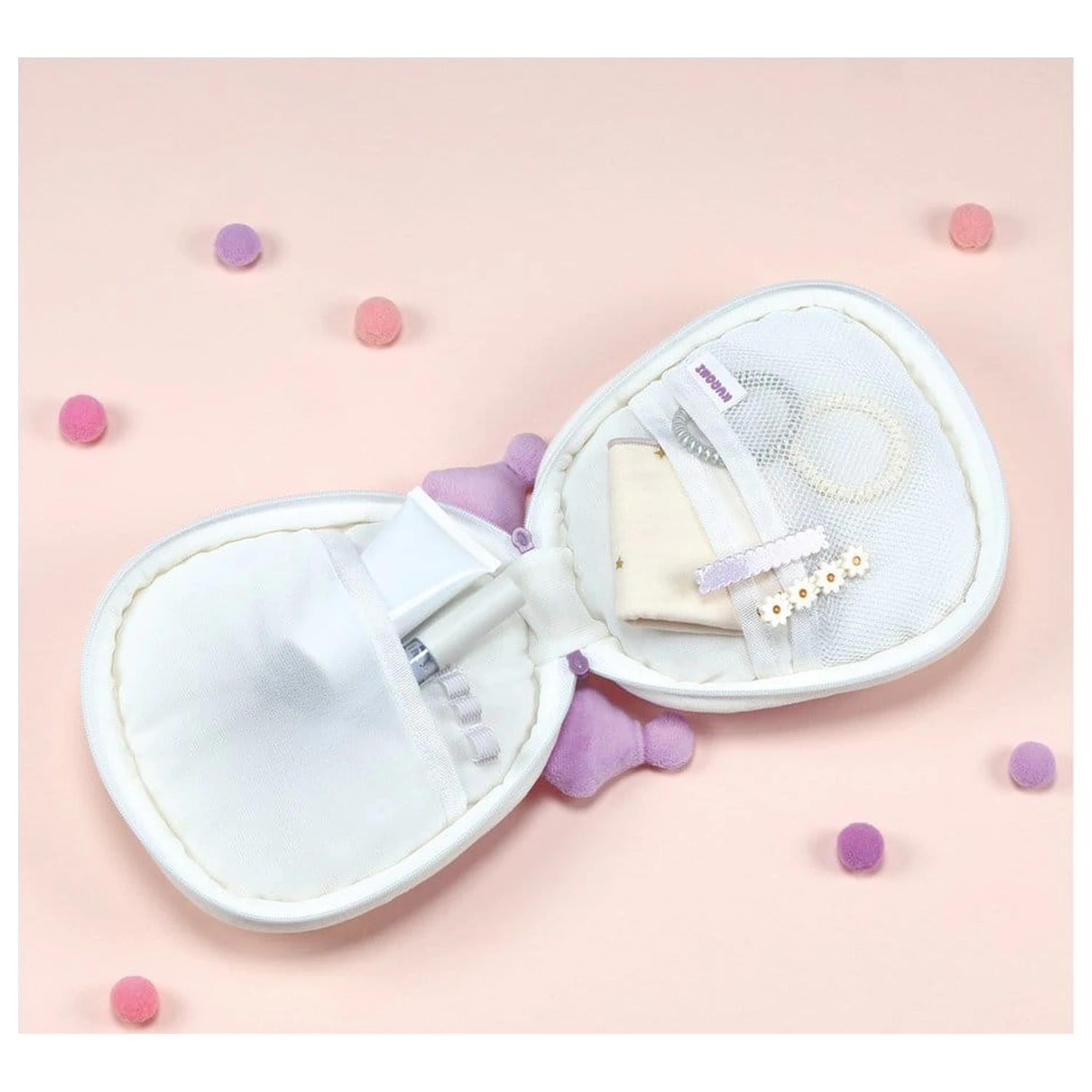 Sanrio Pouch Kuromi Fluffy puščica fotografija izdelka