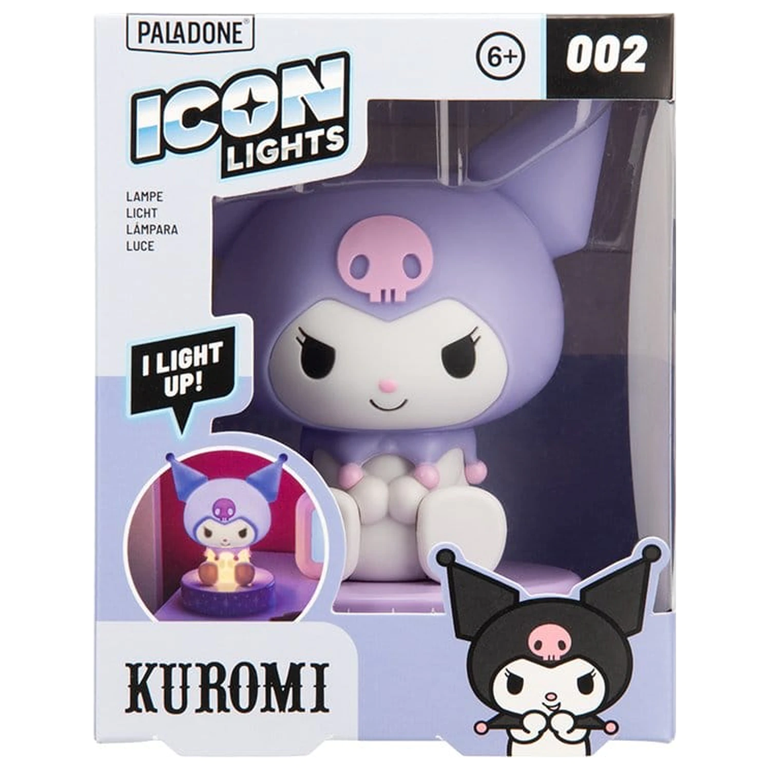 Sanrio Icon Lučka Kuromi 14 cm fotografija izdelka
