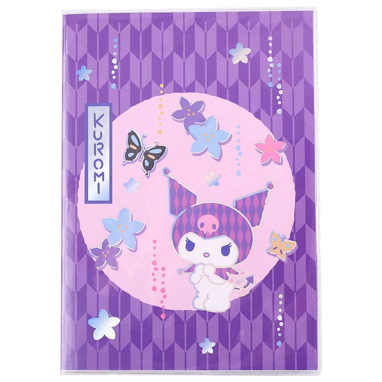 Sanrio Zvezek Kuromi Japanese Holographic Checkered fotografija izdelka
