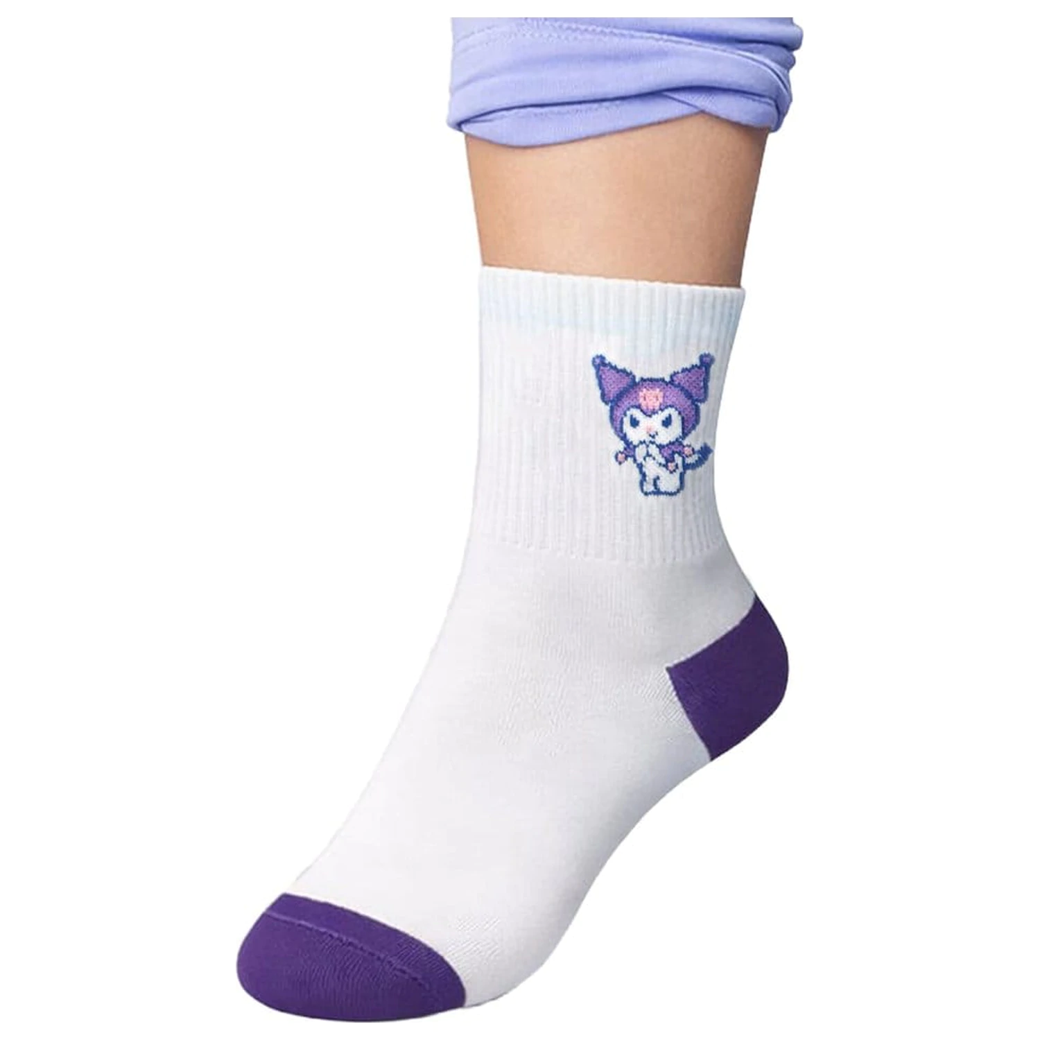 Sanrio Nogavice Kuromi Japonske Dolge 36-40 fotografija izdelka