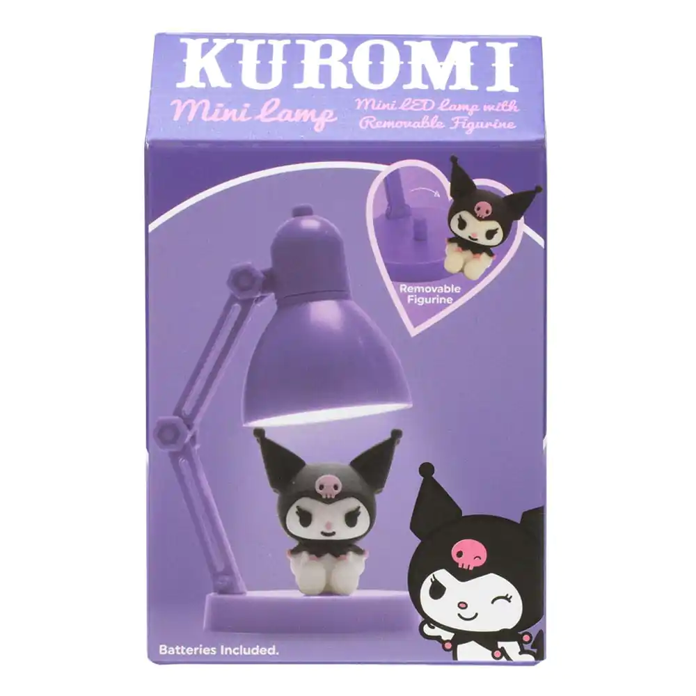 Sanrio Mini LED svetilka s figurico Kuromi 10 cm fotografija izdelka
