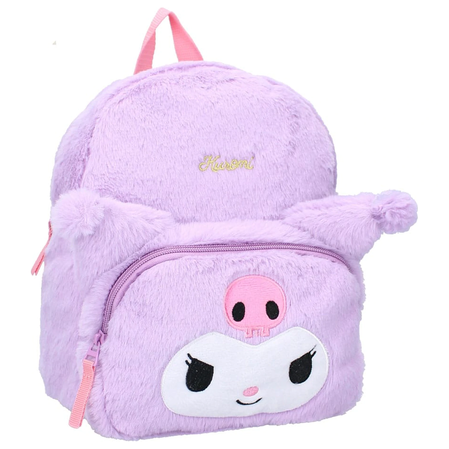 Sanrio nahrbtnik Kuromi Fluffy Festival Purple 26 cm fotografija izdelka