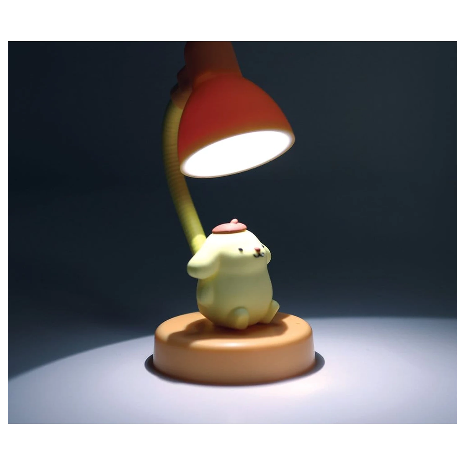 Sanrio Mini LED-lučka s figurico Pompompurin 11 cm fotografija izdelka