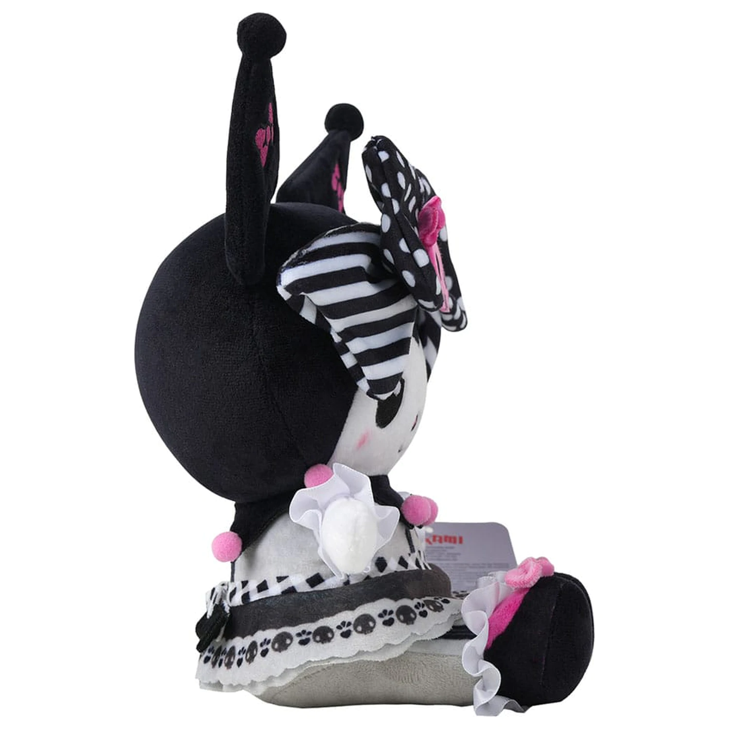Sanrio Pink Black Party Series plišasta figura Kuromi 17 cm fotografija izdelka
