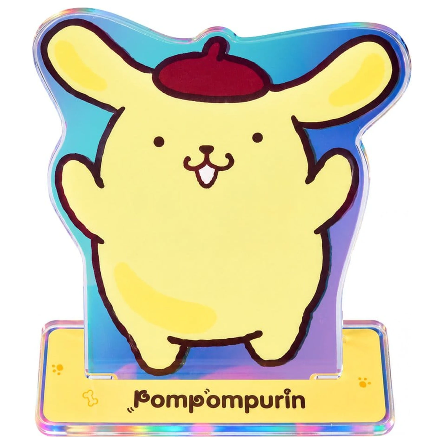 Sanrio akrilni Pompompurin 30. obletnica squishy luštkan Purin 17 cm fotografija izdelka