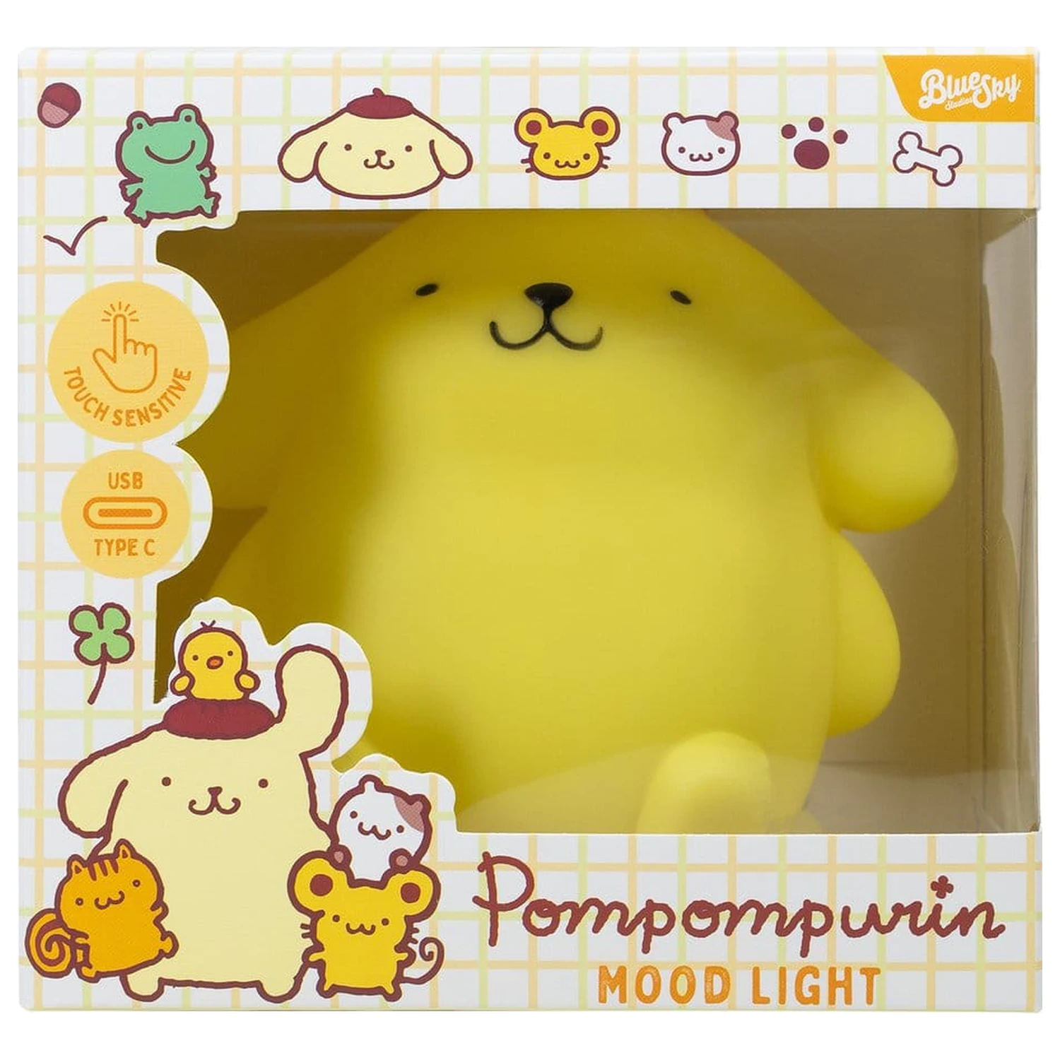 Sanrio Mood svetilka z USB-C Pompompurin 11 cm fotografija izdelka